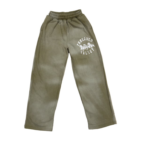 ACID WASH BOTTOMS - GREEN